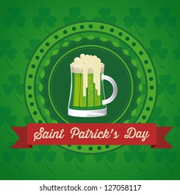 illustration of Saint Patrick's Day, celebration of holiday, vector illustration