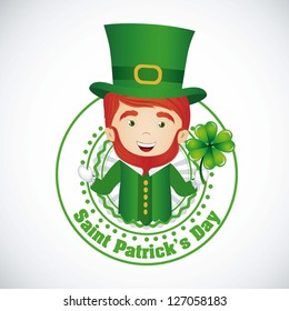 illustration of Saint Patrick's Day, celebration of holiday, vector illustration