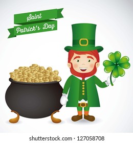illustration of Saint Patrick's Day, celebration of holiday, vector illustration