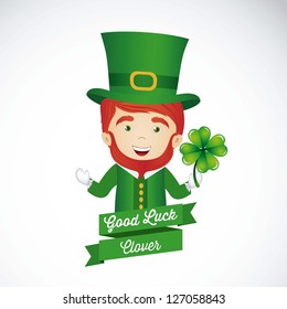 illustration of Saint Patrick's Day, celebration of holiday, vector illustration
