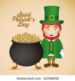 illustration of Saint Patrick's Day, celebration of holiday, vector illustration
