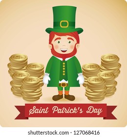illustration of Saint Patrick's Day, celebration of holiday, vector illustration