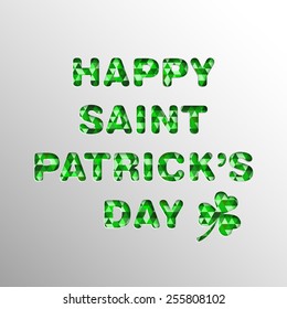 Illustration of saint Patrick's day,seventeenth march.