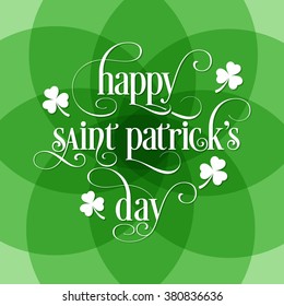 Illustration of saint Patrick's day,seventeenth march.