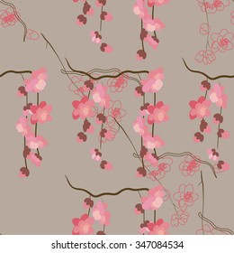 illustration sakura flower 