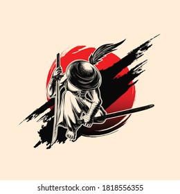 Samurai japan Vektorgrafik