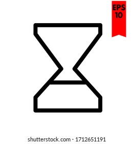 ilustración del icono de reloj de arena