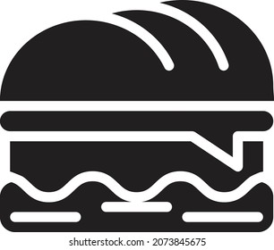 The illustration of sandwich vector.