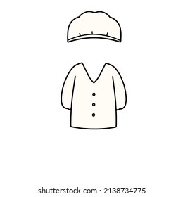 Illustration of sanitary lab coat