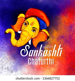 illustration of sankranti chaturthi  is an auspicious day dedicated to Ganesha