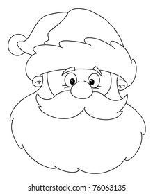 3,911 Santa head outline Images, Stock Photos & Vectors | Shutterstock