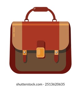 Illustration of Satchel Isolated on white