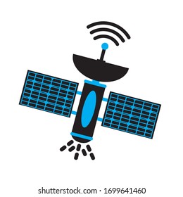 Ilustración del vector libre de satélites
