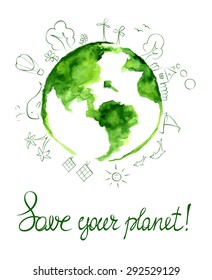 Illustration -- Save your planet