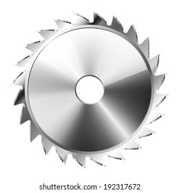 Illustration Saw Blade . Icon. Vector. eps 10.