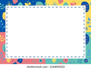 illustration of Scandinavian forest design background