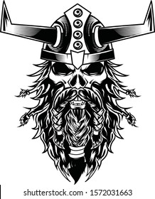 an illustration of scandinavian viking warriors available for your custom projects