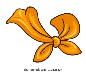 Illustration of a scarf on a white background