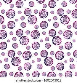 Illustration of scattered flower art patterns, batik patterns, Indian, Turkish, Frangipani, Pakistan, Java, Morocco