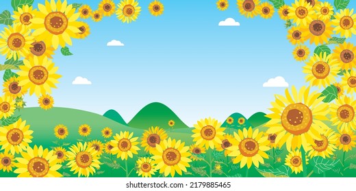 1 231件の 夏 ひまわり 日本 のイラスト素材 画像 ベクター画像 Shutterstock