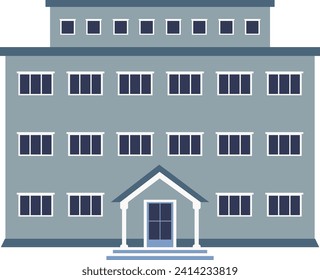 Illustration des Schulgebäudes
