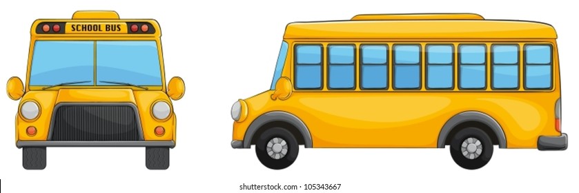 Illustration of a school bus