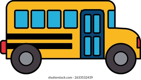 illustration of a school bus 