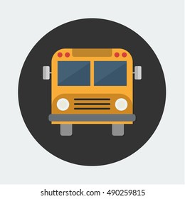 illustration of School Bus icon