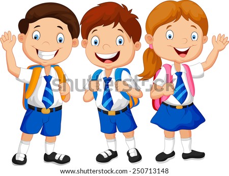 Illustration of school children 