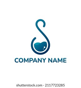 illustration of the science bottle logo. vector logo