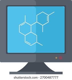Ilustración de equipos de laboratorio de Ciencia. Elemento de dibujos animados de Vector.