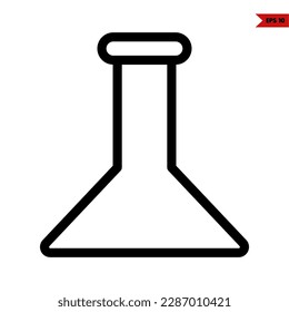 illustration of science line icon 