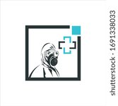 illustration of scientist in a hazmat vector suit.
hazmat people logo illustration for your campaign
