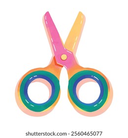 illustration of scissor, perfect for a kid school or education theme
