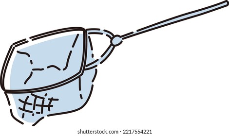 Illustration of a scoop net