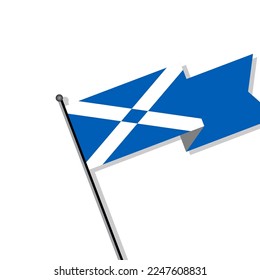 Illustration of Scotland flag Template