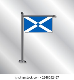 Illustration of Scotland flag Template