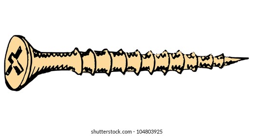 Illustration of screw