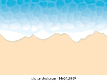 Illustration of the sea and the coast