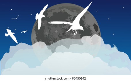 Illustration mit Seegras