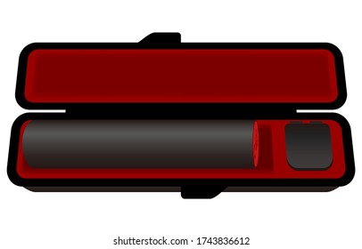 Illustration of seal case and seal
