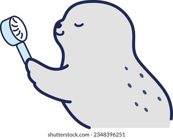 Illustration of a seal using a mini electric fan