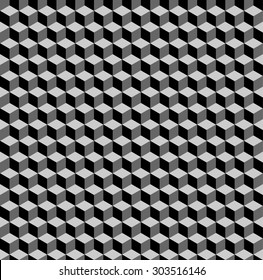 illustration of seamless background with colored optical illusion