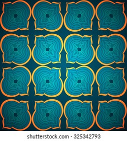 illustration of seamless  background in vintage style
