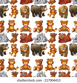 Ilustración de un oso sin soldadura
