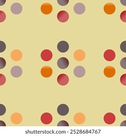 Illustration of seamless colorful circles.