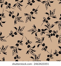 illustration of a seamless floral pattern in spring for Wedding, anniversary, birthday and party. Design for banner, poster, card, invitation and scrapbook