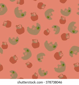 Illustration Seamless Holiday Background with Cartoon Colorful Elements and Objects for Saint Patrick's Day - Vector