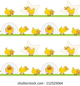 Illustration of a seamless pattern