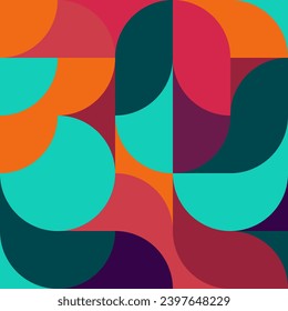 nahtloses Muster, abstrakter geometrischer Hintergrund